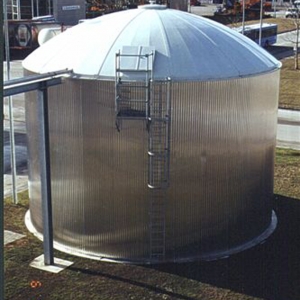 Stallkamp domed roof wastewater plant
